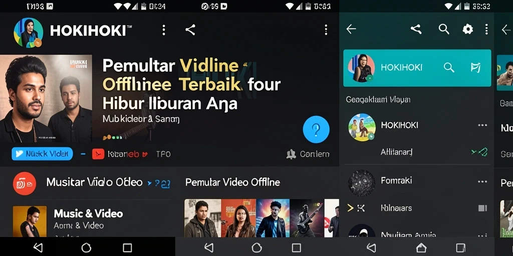 Tampilan antarmuka HOKIHOKI yang sederhana dan menarik.