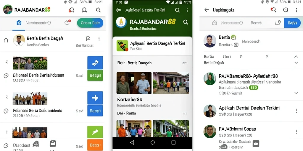 Tampilan antarmuka RAJABANDAR88 untuk berita daerah.