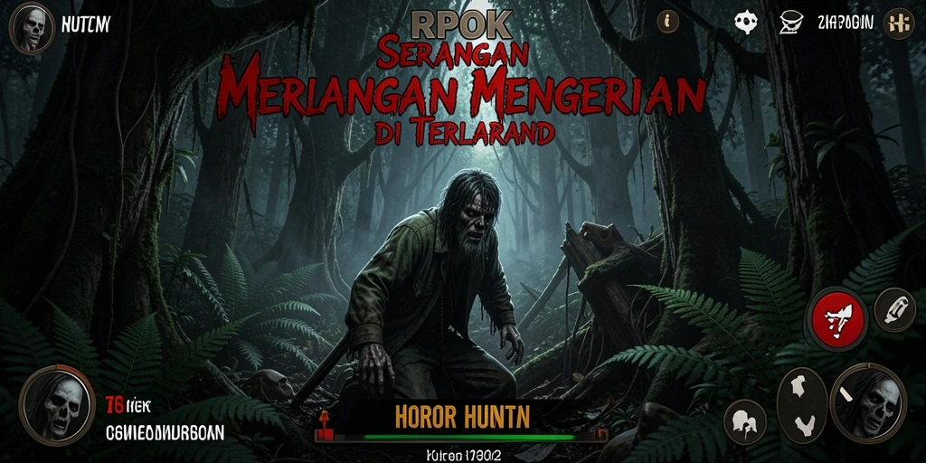 Tangkapan layar menampilkan suasana mencekam di dalam RPOK dengan efek cahaya yang dramatis.