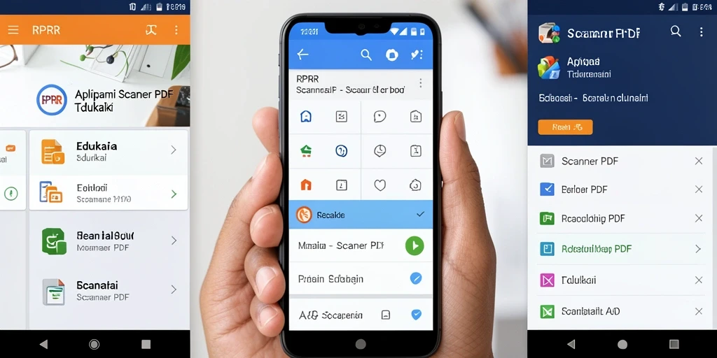 Tampilan antarmuka RPRR yang ramah pengguna untuk fungsi Scanner PDF.