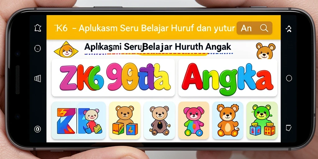 Tampilan antarmuka ZK6 yang ramah anak dan interaktif.